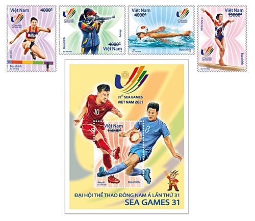 Phát hành bộ tem “Đại hội Thể thao Đông Nam Á lần thứ 31 - SEA Games 31”